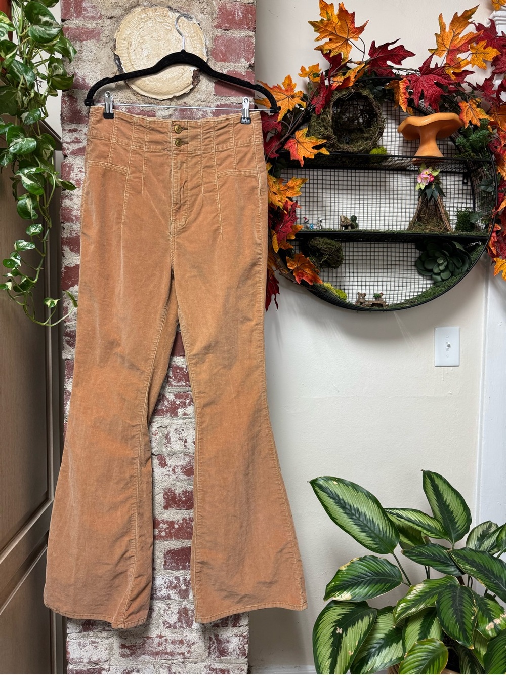 Free People Bell Bottom Corduroy Pants Size 30